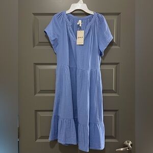 Pact Organics - Women’s Size Small Blue Dress